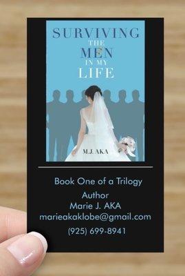 Business Cards with Final Book Cover !  Notice the changes ??