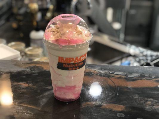 A healthy shake called Cotton Candy