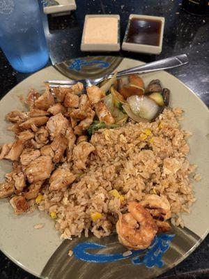 Chicken Hibachi dinner