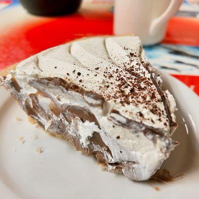 Chocolate Cream Pie from #flosairportcafe