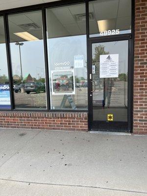 IdentGo fingerprinting services on Hayes Road in Shelby Township.