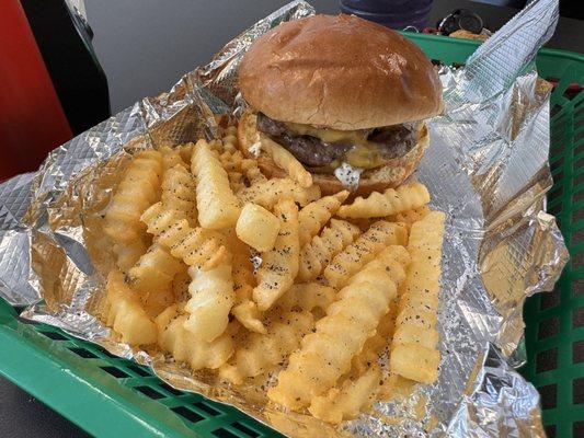 Smashburger and small fries