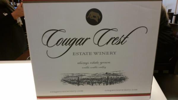 Cougar Crest Wine Label