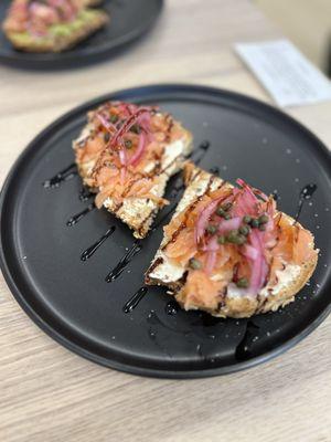 Smoke Salmon Toast