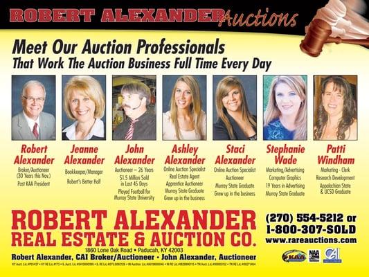 Our Auction Professionals