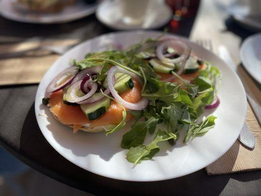 Bagel and lox