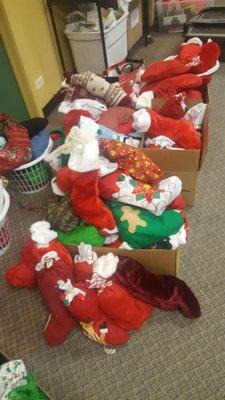 Filling Up Stockings With Love