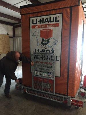 Uhaul Ubox, deliver to your driveway