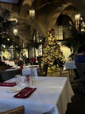 The main dining area