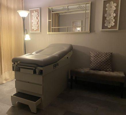 Our treatment rooms are  designed for tranquility and privacy.