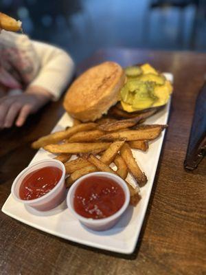 Kids Burger with cheese