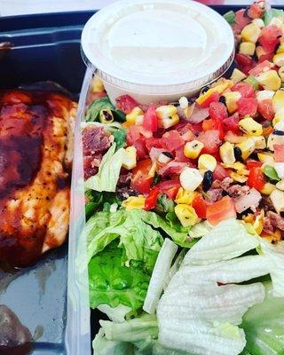 BBQ Salmon Salad