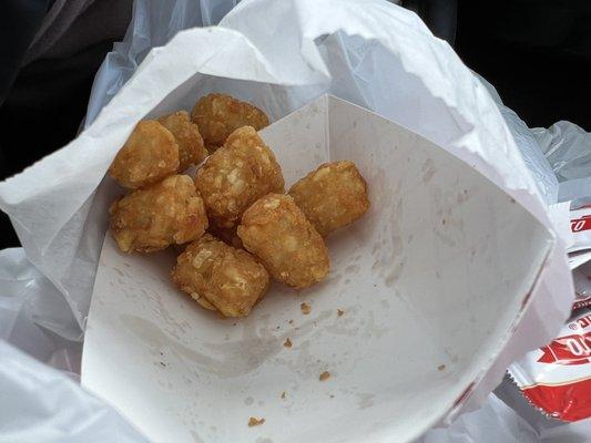 Hella skimped on the tater tots but they were pretty good lol