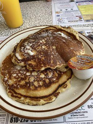 Blueberry pancakes! Delicious!