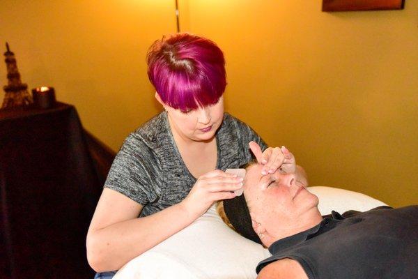 Gua Sha massage from Dayton's Gua Sha specialist!