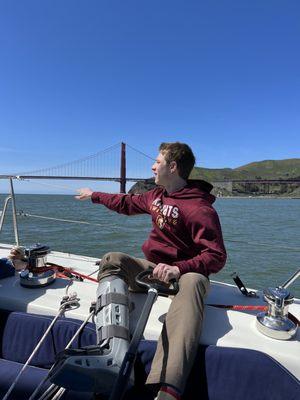 Sail Boat, Golden Gate Bridge