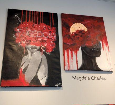 Artist Magdala Charles is phenomenal