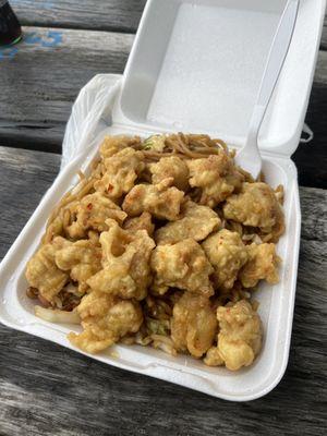 Orange Chicken & Yakisoba