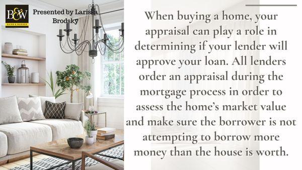 What does it mean when we say Appraisal?