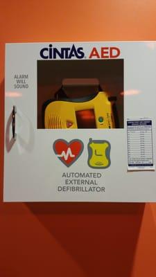 Defibrillator... I guess luck favors the prepared! lol