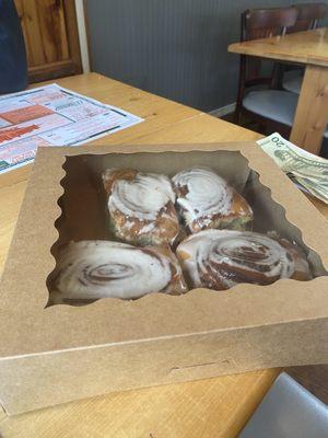 Cinnamon Buns I got to go back home to NJ!