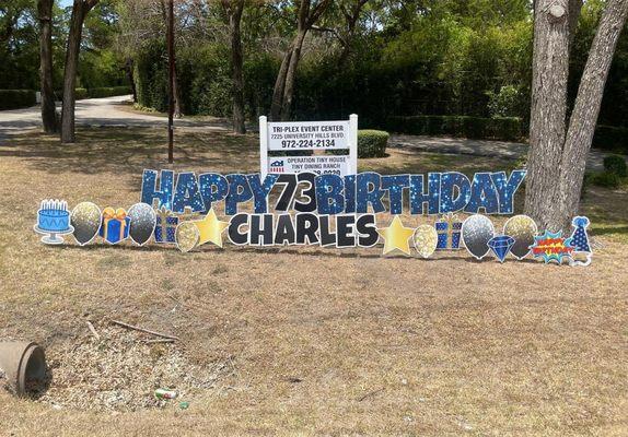 Cool birthday signs for all of Addison