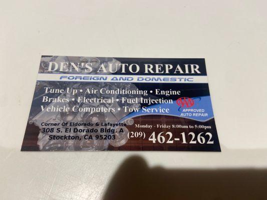 Den's Auto Repair