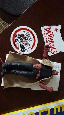 Sdcc amd nycc Hellboy 2 exclusive giveaway for those who previewed the movie. Fantastic find!