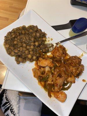 Chana ; Chili Chicken Special