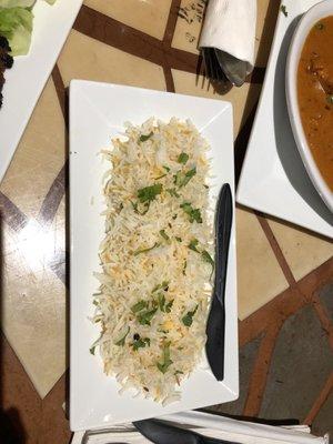 Cilantro rice came with Butter chicken 5/5