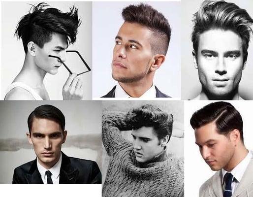 Sharp, clean fades for men.