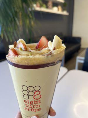 17. Strawberry Banana Crepe