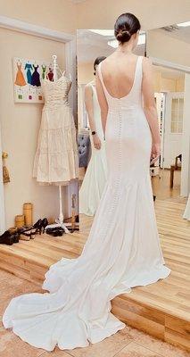 Bride dress fitting - perfection is the goal.