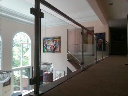 Beautiful views through glass railing!