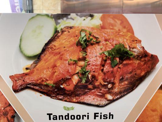 Tandoori whole fish