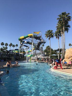 Heated Pool + Slides at Splash Harbor Water Park, Holiday Inn, Indian Rocks Beach, Tampa Bay