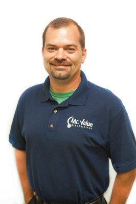 One of our talented Certified Electricians! Mark Grizzle