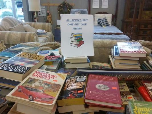 BOGO FREE books! Great for keeping kiddos busy on those dreaded car trips, or lazing by the beach/pool.