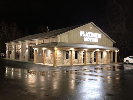 We are located at 1360 Hebron Rd. Heath, OH 43056 We share a building with Platinum Motors.