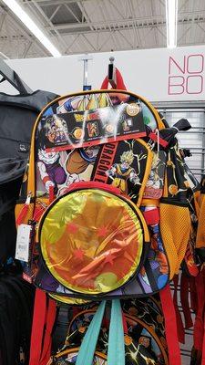 Dragon Ball Z backpacks.