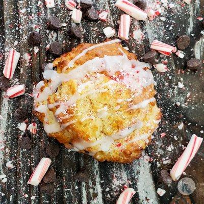 Chocolate peppermint scone