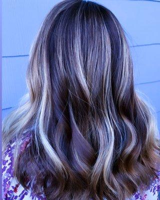 Brunette balayage by Kim K Smith