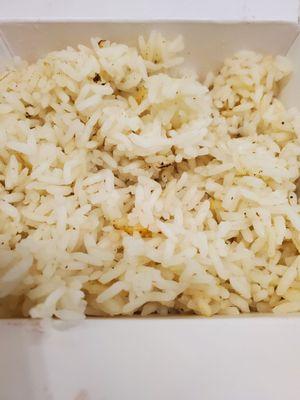 Room temperature dry hard "White Rice"