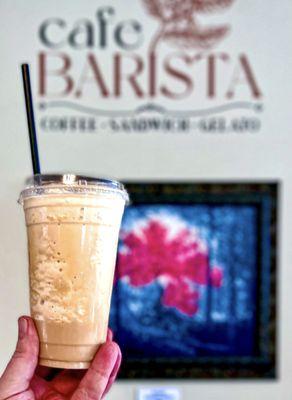 Frozen blended latte