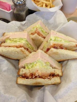 Turkey Club sandwich