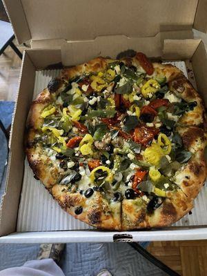 Vegetarian pizza