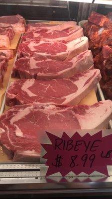 Ribeye steaks