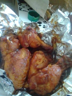 Honey BBQ wings