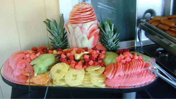 Elegant hotel display food at your home