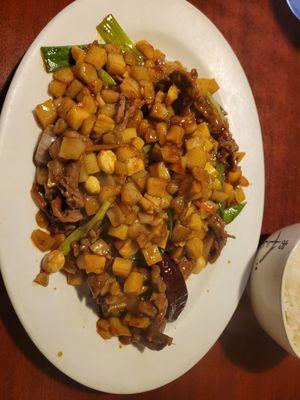 Kung Pao beef, not much pow though